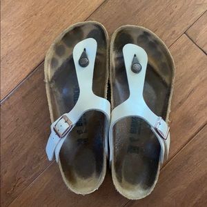 Birkenstock Pearl White Sandals 38
